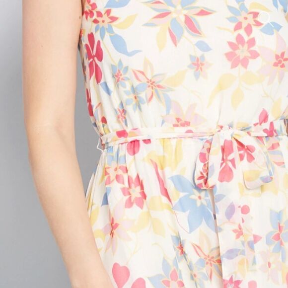 EUC MODCLOTH Illuminated Elegance Chiffon Maxi Dress - Picture 4 of 4